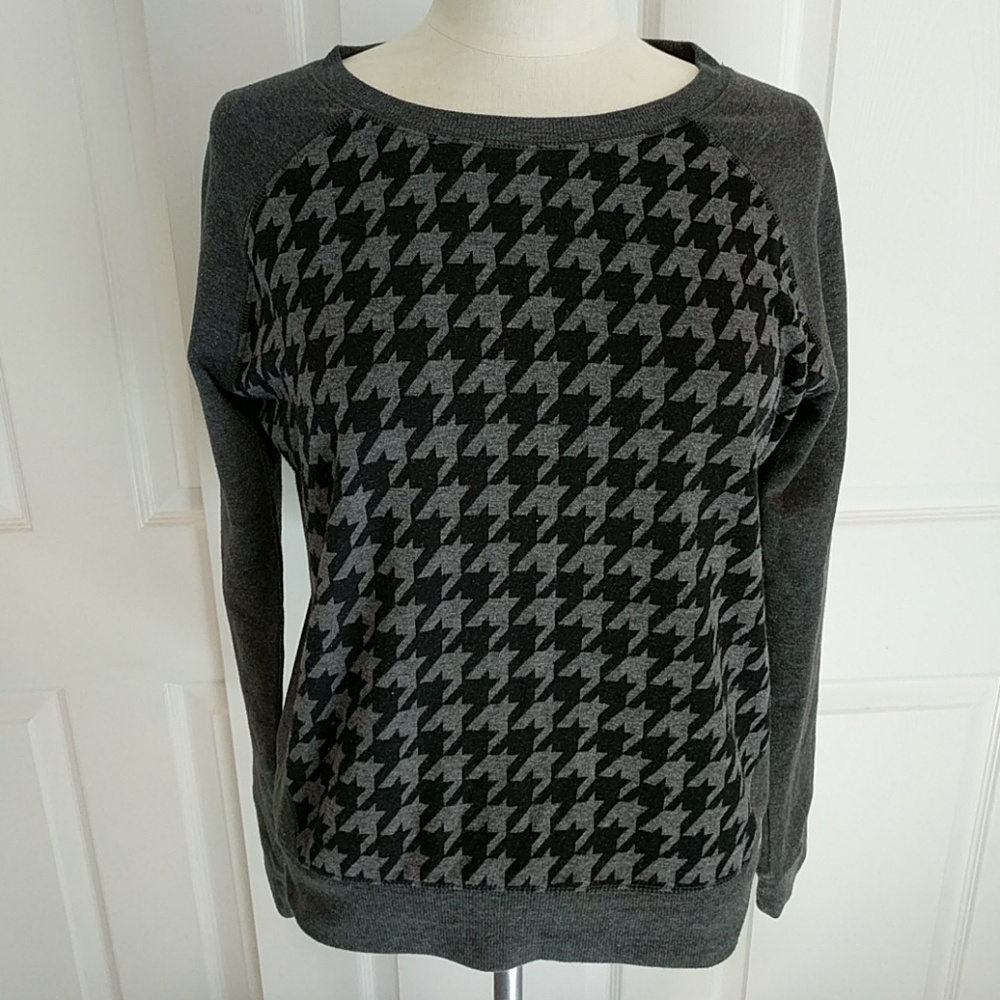 💞Decree houndstooth sweatshirt